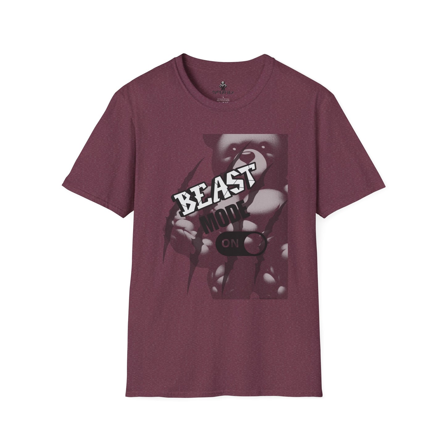 GYM Beast Mode: ON Unisex Softstyle T-Shirt